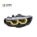 LTRY 12V LED headlights DRL suitable for BMW F32/F33/F36/F80/M3/M4 2013-2019 LCI headlight upgrade Ikon V2 style headlight components - Image 6