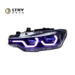 LTRY is suitable for BMW 3 Series F30 320i LCI F35 2013 2015 2018 Headlight Upgraded Edition Full LED White/Yellow/Purple DRL switchable Ikon headlights - Image 6