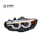 LTRY 12V LED headlights DRL suitable for BMW F32/F33/F36/F80/M3/M4 2013-2019 LCI headlight upgrade Ikon V2 style headlight components - Image 7