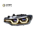 LTRY is suitable for BMW 3 Series F30 320i LCI F35 2013 2015 2018 Headlight Upgraded Edition Full LED White/Yellow/Purple DRL switchable Ikon headlights - Image 5