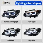 LTRY Suitable for BMW 2 Series F22 headlights 220i 225i headlights 2013-2019 BMW F22 headlights upgraded version LED DRL headlight projector - Image 3