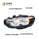 LTRY 12V LED headlights DRL suitable for BMW F32/F33/F36/F80/M3/M4 2013-2019 LCI headlight upgrade Ikon V2 style headlight components - Image 4