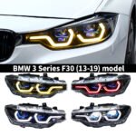 LTRY is suitable for 13-19 BMW 3 Series F30LCI headlight assembly 3-color RDL ultra high brightness projector lens