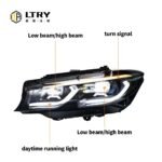 LTRY BMW G20 G28 320i 325i 330i headlights suitable for 2019-2022 models dual beam LED projector headlights RGB headlights with AFS - Image 4