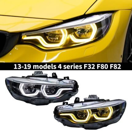 LTRY 12V LED headlights DRL suitable for BMW F32/F33/F36/F80/M3/M4 2013-2019 LCI headlight upgrade Ikon V2 style headlight components