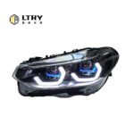 LTRY G02 G08 headlights 2018-2021 three color X3 X4 DRL upgraded LED headlights Ikon laser lens blue light embellishment modification suitable for BMW - Image 6