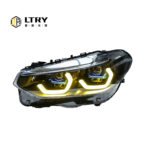 LTRY G02 G08 headlights 2018-2021 three color X3 X4 DRL upgraded LED headlights Ikon laser lens blue light embellishment modification suitable for BMW - Image 7