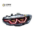 LTRY F34 Headlights 2013-2019 OSS F36 F80 F82 F31 3/4 Series M3 M4 F35 F32 Upgraded OSS Style LED DRL RGB Module Headlights Suitable for BMW - Image 9